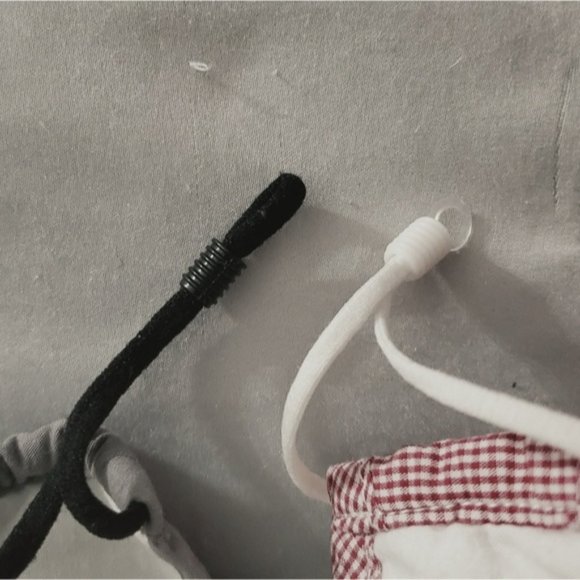 Cotton Duo Adjustable Masks with insert Pockets​​ - Picture 2 of 7